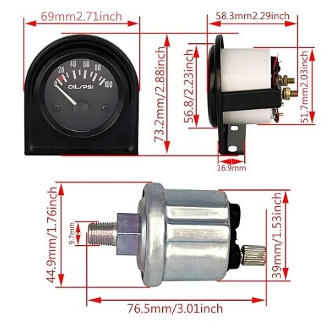 Oil Pressure Gauge