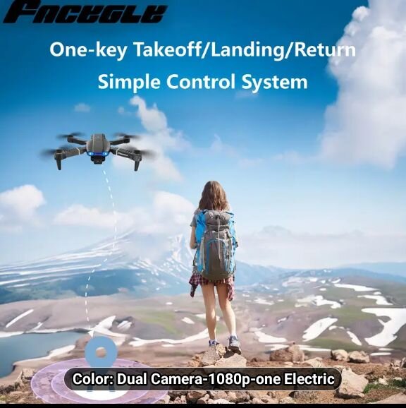 E99 Drone With One Click Takeoff And Landing