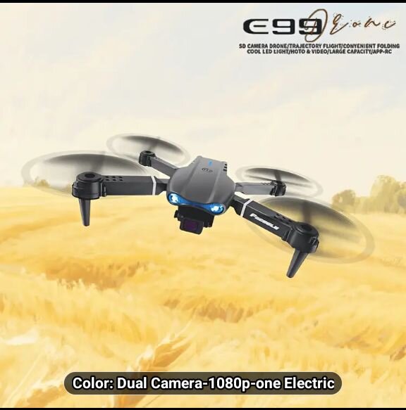 E99 Drone With One Click Takeoff And Landing