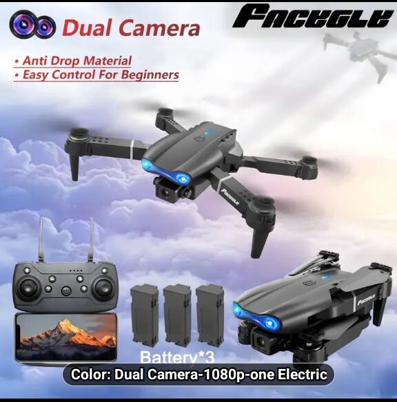 E99 Drone With One Click Takeoff And Landing Cameras Portmore