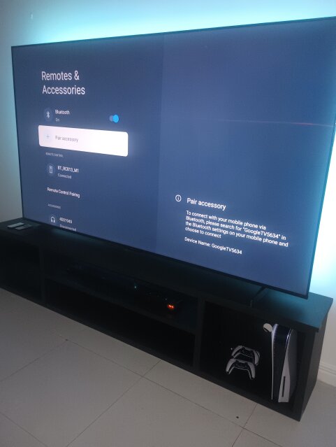 Modern TV Unit With PVC Panel Walls