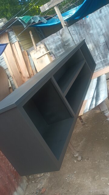 Modern TV Unit With PVC Panel Walls