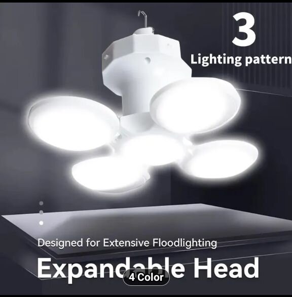 Portable Rechargeable Solar Light With Hook