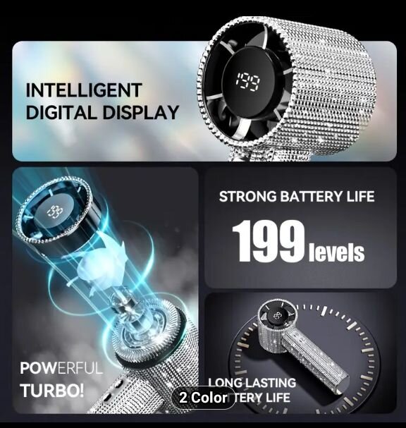 Diamond Luxury Portable Turbo Fan