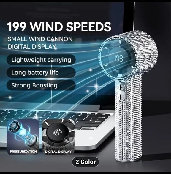 Diamond Luxury Portable Turbo Fan