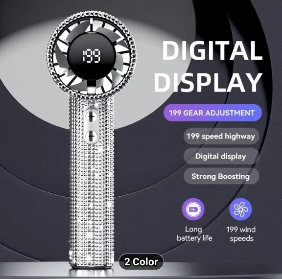 Diamond Luxury Portable Turbo Fan
