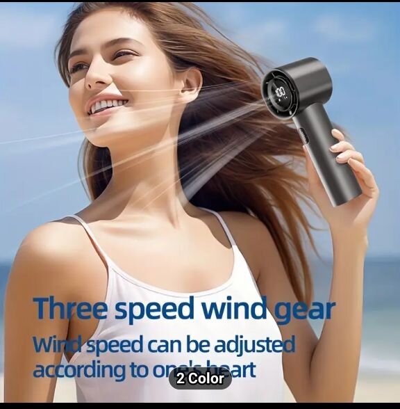Portable Turbo Handheld Fan 100 Wind Speeds