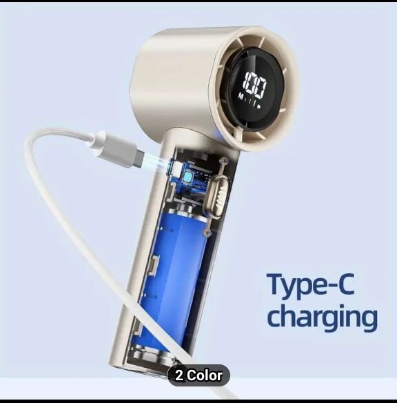 Portable Turbo Handheld Fan 100 Wind Speeds
