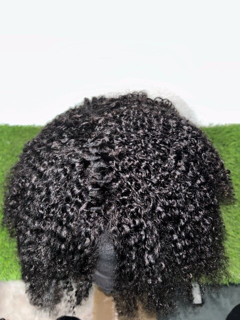 Domiso Afro Kinky Curly 3 In 1 Half Wig