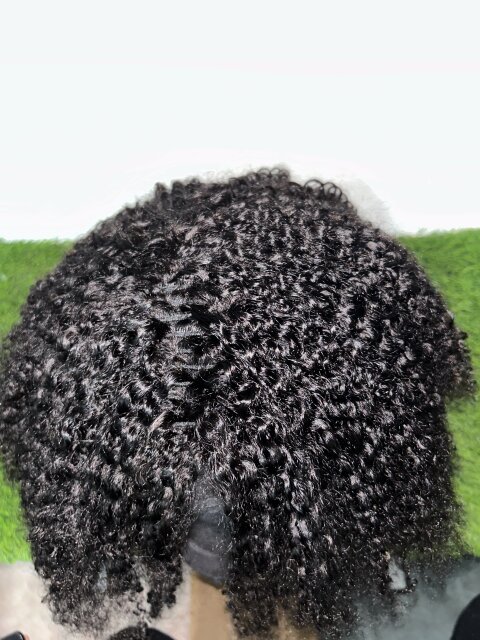 Domiso Afro Kinky Curly 3 In 1 Half Wig