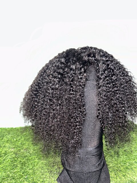 Domiso Afro Kinky Curly 3 In 1 Half Wig