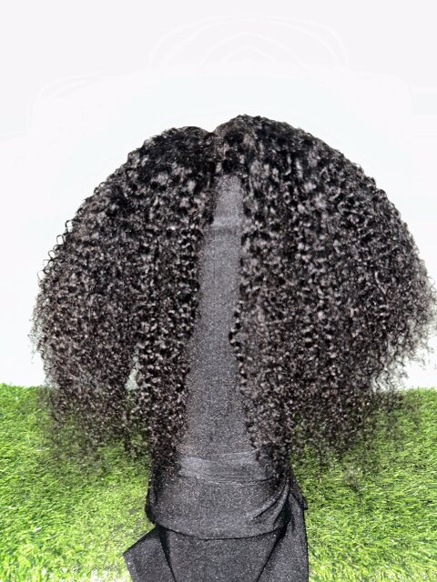 Domiso Afro Kinky Curly 3 In 1 Half Wig