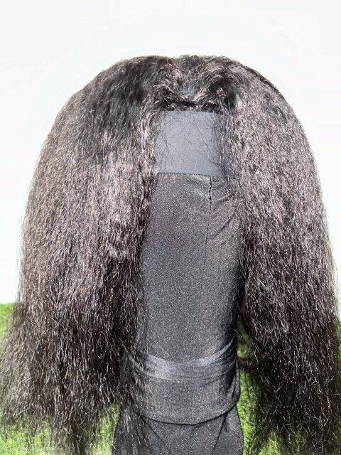 OQ Hair Headband Wig Human Hair Kinky Straight