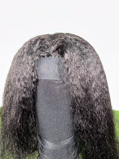 OQ Hair Headband Wig Human Hair Kinky Straight