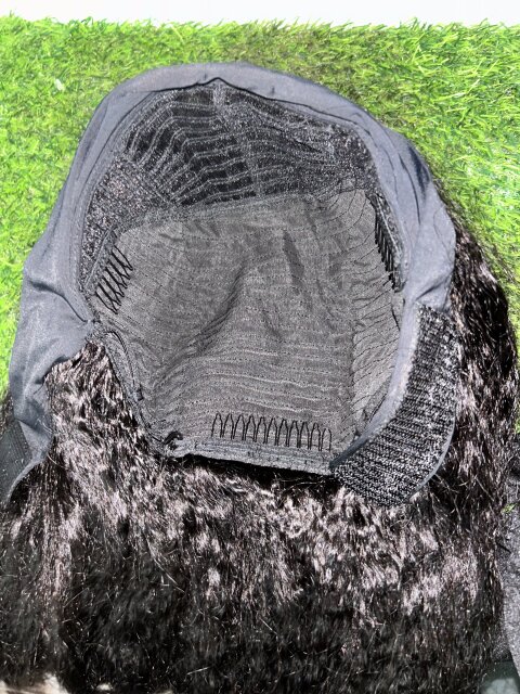 OQ Hair Headband Wig Human Hair Kinky Straight
