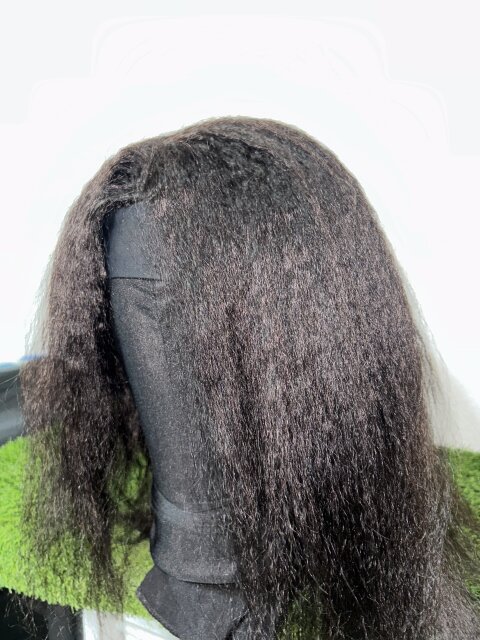 OQ Hair Headband Wig Human Hair Kinky Straight