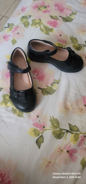 Black Size 11 Girl Shoe. School Or Church