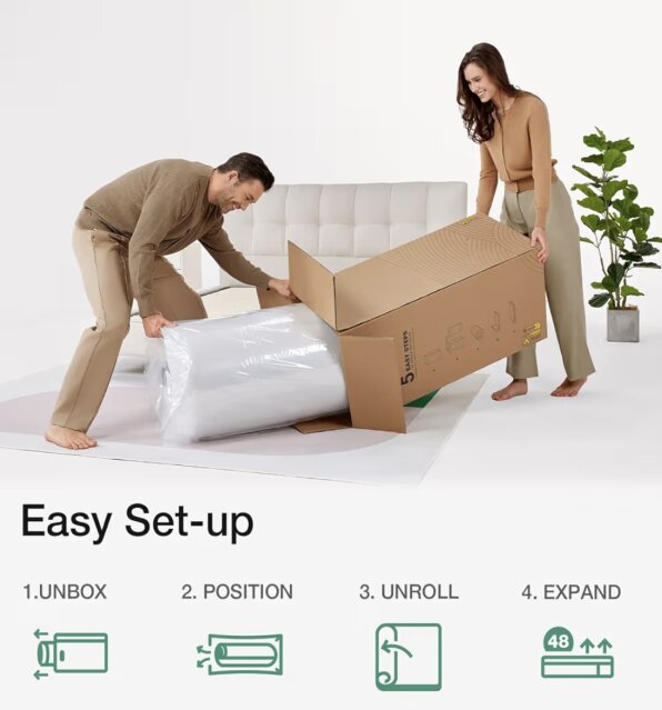 Novilla 6 Inch Twin Mattress,Hybrid Mattresses