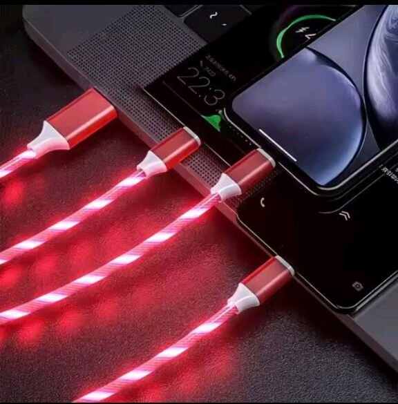 3-in-1 LED Glow Fast Charging Cable