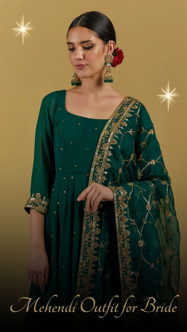 What’s The Best Mehendi Outfit For Bride?  Women's Clothes India