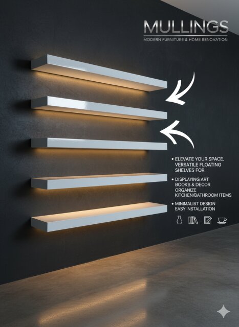 Floating Shelves Wardrobes & Closets Kingston