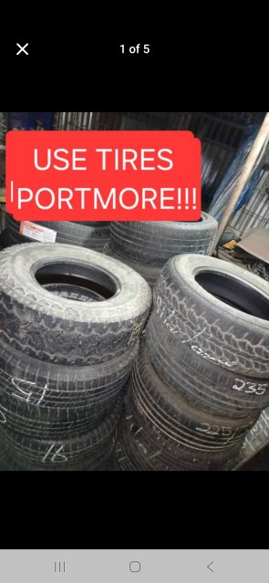 USED TIRES PORTMORE!! 876-784-7885