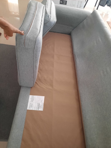 (5year Old) Grey 3 Seater Sofa Rarely Used.