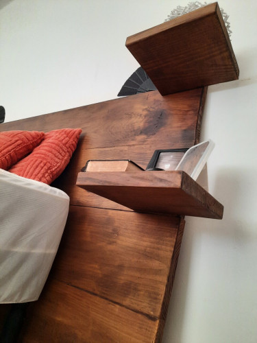 Solid Wood Bed Head Fits Double To King Size