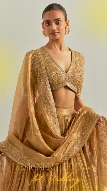 New Designer Lehenga For Wedding Women's Clothes India