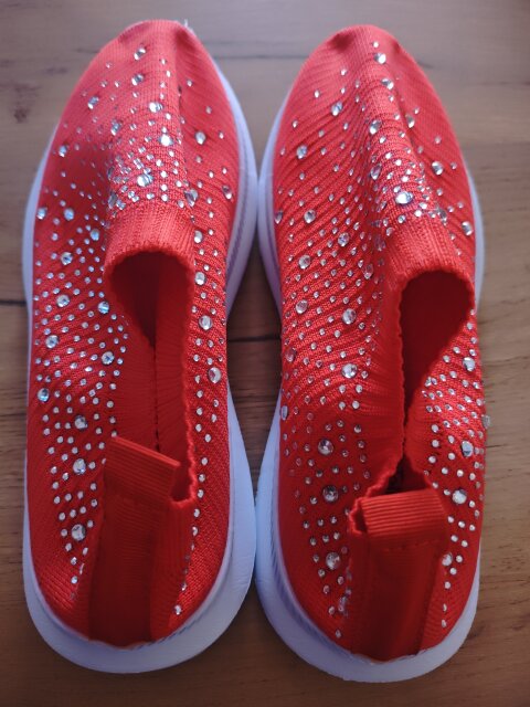 Red And Grey Sneakers Women's Shoes Portmore