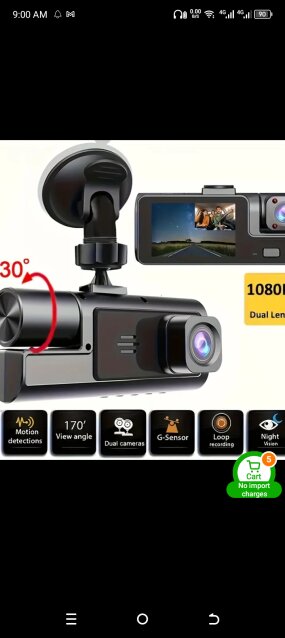 Dashboard Camera Auto Accessories Liguanea