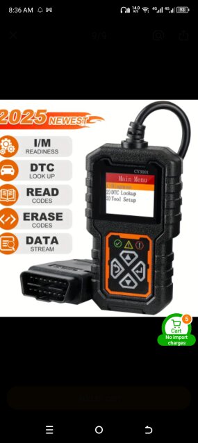 Car Code Reader Auto Accessories Liguanea
