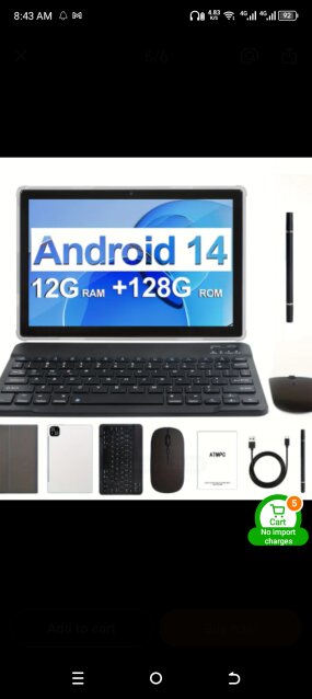 Fully Equipped Tablet With Keyboard Laptops Liguanea