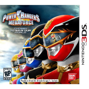 Nintendo 3DS Games. Power Rangers Megaforce  Game Accessories Molynes Road 