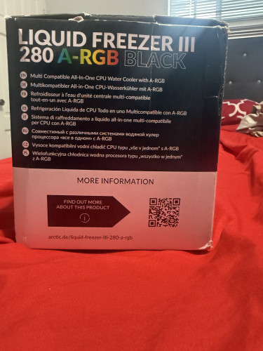 Artic Liquid Freezer III 280 A-RGB Black