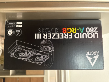 Artic Liquid Freezer III 280 A-RGB Black Computer Parts Constant Spring 
