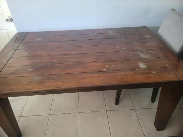 Mahogany Dinning Room Table With Chairs Tables & Desks Bull Bay