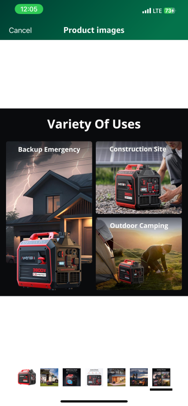 Portable 3800W Generators