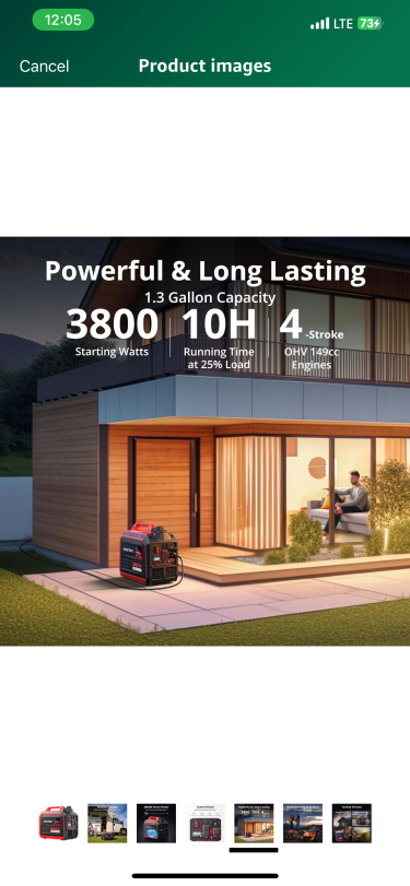 Portable 3800W Generators