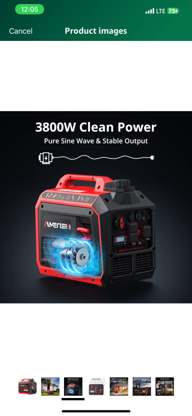 Portable 3800W Generators