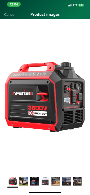 Portable 3800W Generators