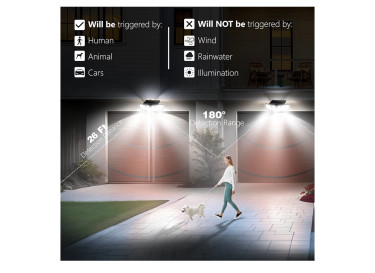 Outdoor Motion Sensor Solar Lights