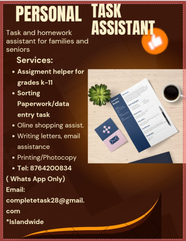 Personal Task Assistant  Schools Portmore 