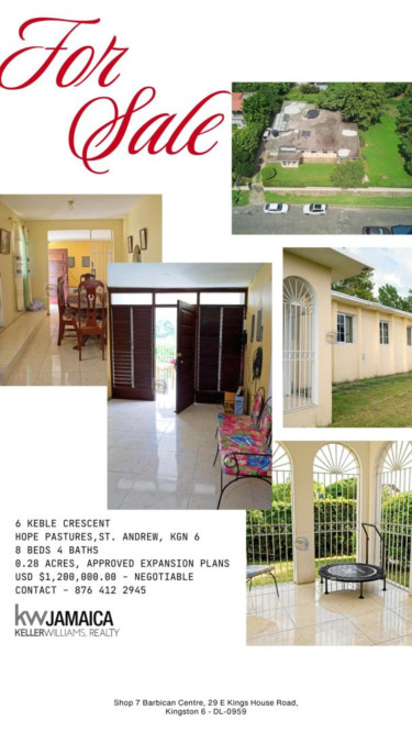 8 Bedrooms 4 Baths Central Development Property