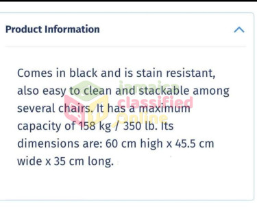 Lifetime Stackable Chairs 