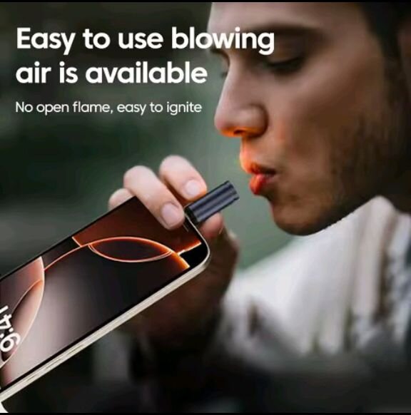 Type-C Mobile Air Blowing Cigarette Lighter