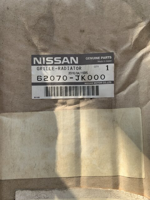 Front Grille Assembly Negotiable Auto Parts Kingston