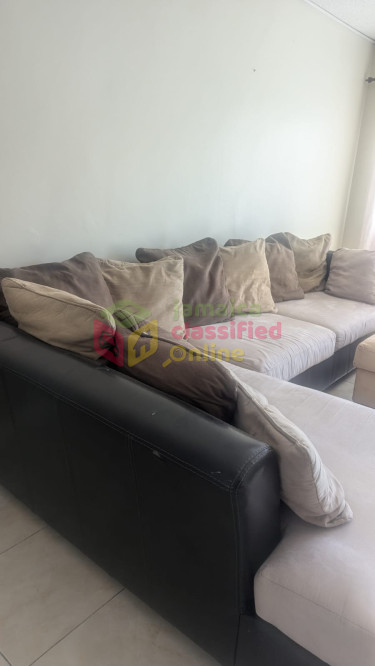 Sectional With Ottoman 