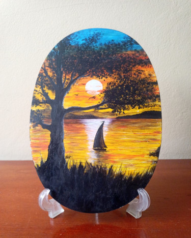 Sunset Acrylic Painting