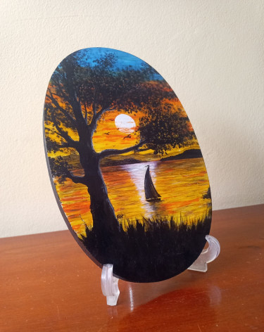 Sunset Acrylic Painting